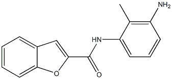 N-(3-amino-2-methylphenyl)-1-benzofuran-2-carboxamide Struktur