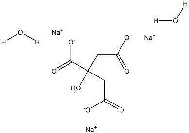 SODIUMCITRATE,DIHYDRATE,CRYSTAL,REAGENT,ACS Struktur