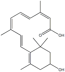 3-hydroxyretinoic acid Struktur