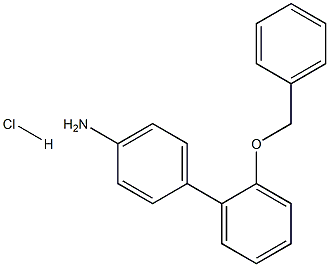 2'-Benzyloxy-biphenyl-4-ylamine hydrochloride Struktur