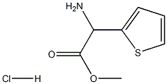 A-AMINOTHIOPHENE-2-ACETIC ACID METHYL ESTER HYDROCHLORIDE Struktur