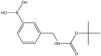 3-N-BOC-AMINOMETHYLPHENYLBORONIC ACID 95% Struktur