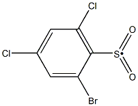 2-BROMO-4,6-DICHLOROBENZENESULFONYL 97% Struktur