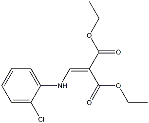 diethyl 2-[(2-chloroanilino)methylidene]malonate Structure