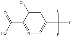 3-chloro-5-(trifluoromethyl)-2-pyridinecarboxylic acid Structure