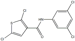 N3-(3,5-dichlorophenyl)-2,5-dichlorothiophene-3-carboxamide Struktur