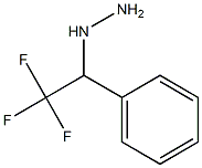 1-(2,2,2-trifluoro-1-phenylethyl)hydrazine Struktur