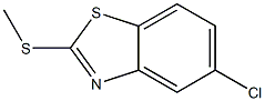 2-METHYLTHIO-5-CHLORO-BENZOTHIAZOLE Struktur