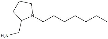 (1-heptylpyrrolidin-2-yl)methanamine Struktur