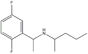 [1-(2,5-difluorophenyl)ethyl](pentan-2-yl)amine Struktur
