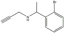 [1-(2-bromophenyl)ethyl](prop-2-yn-1-yl)amine Structure