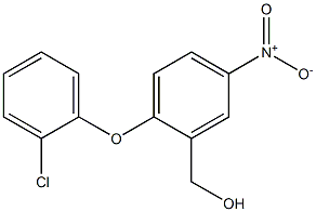[2-(2-chlorophenoxy)-5-nitrophenyl]methanol Struktur