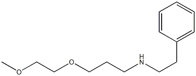 [3-(2-methoxyethoxy)propyl](2-phenylethyl)amine Struktur