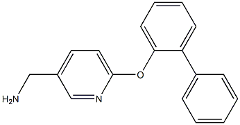 [6-(1,1'-biphenyl-2-yloxy)pyridin-3-yl]methylamine Struktur