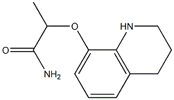 2-(1,2,3,4-tetrahydroquinolin-8-yloxy)propanamide Struktur