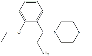 2-(2-ethoxyphenyl)-2-(4-methylpiperazin-1-yl)ethanamine Struktur