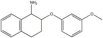 2-(3-methoxyphenoxy)-1,2,3,4-tetrahydronaphthalen-1-amine Structure