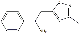 2-(3-methyl-1,2,4-oxadiazol-5-yl)-1-phenylethan-1-amine Struktur