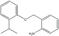 2-[2-(propan-2-yl)phenoxymethyl]aniline Struktur