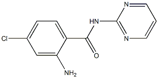 2-amino-4-chloro-N-pyrimidin-2-ylbenzamide Struktur