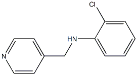2-chloro-N-(pyridin-4-ylmethyl)aniline Struktur