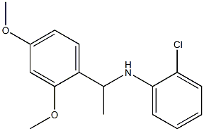 2-chloro-N-[1-(2,4-dimethoxyphenyl)ethyl]aniline Struktur