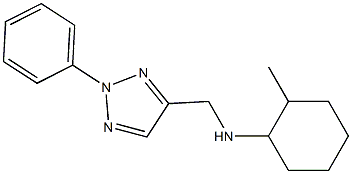 2-methyl-N-[(2-phenyl-2H-1,2,3-triazol-4-yl)methyl]cyclohexan-1-amine Struktur