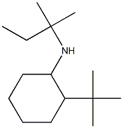 2-tert-butyl-N-(2-methylbutan-2-yl)cyclohexan-1-amine Struktur