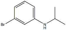 3-bromo-N-(propan-2-yl)aniline Struktur