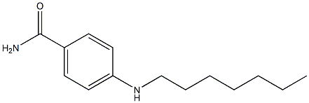 4-(heptylamino)benzamide Struktur