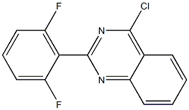 4-chloro-2-(2,6-difluorophenyl)quinazoline Struktur
