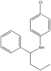 4-chloro-N-(1-phenylbutyl)aniline Struktur