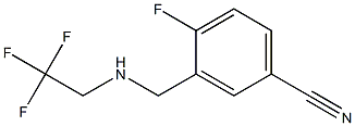 4-fluoro-3-{[(2,2,2-trifluoroethyl)amino]methyl}benzonitrile