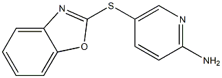 5-(1,3-benzoxazol-2-ylsulfanyl)pyridin-2-amine Struktur