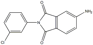 5-amino-2-(3-chlorophenyl)-2,3-dihydro-1H-isoindole-1,3-dione Structure