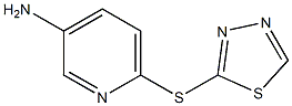 6-(1,3,4-thiadiazol-2-ylsulfanyl)pyridin-3-amine Struktur