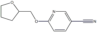 6-(tetrahydrofuran-2-ylmethoxy)nicotinonitrile Struktur