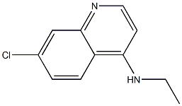 7-chloro-N-ethylquinolin-4-amine Struktur
