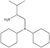 N-(2-amino-3-methylbutyl)-N-cyclohexylcyclohexanamine|