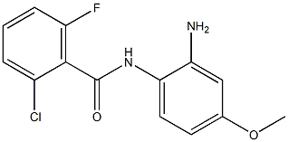 N-(2-amino-4-methoxyphenyl)-2-chloro-6-fluorobenzamide Struktur