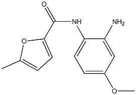 N-(2-amino-4-methoxyphenyl)-5-methylfuran-2-carboxamide Struktur