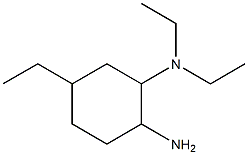 N-(2-amino-5-ethylcyclohexyl)-N,N-diethylamine Struktur