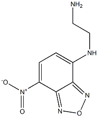 N-(2-aminoethyl)-N-(7-nitro-2,1,3-benzoxadiazol-4-yl)amine Struktur