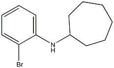 N-(2-bromophenyl)cycloheptanamine Struktur