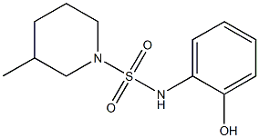 N-(2-hydroxyphenyl)-3-methylpiperidine-1-sulfonamide Structure