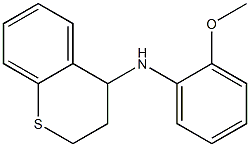 N-(2-methoxyphenyl)-3,4-dihydro-2H-1-benzothiopyran-4-amine Structure