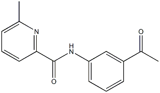 N-(3-acetylphenyl)-6-methylpyridine-2-carboxamide