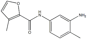 N-(3-amino-4-methylphenyl)-3-methyl-2-furamide Struktur
