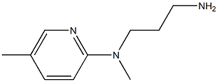N-(3-aminopropyl)-N,5-dimethylpyridin-2-amine Struktur