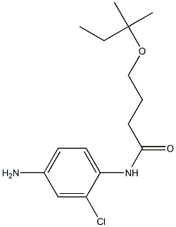 N-(4-amino-2-chlorophenyl)-4-[(2-methylbutan-2-yl)oxy]butanamide Struktur